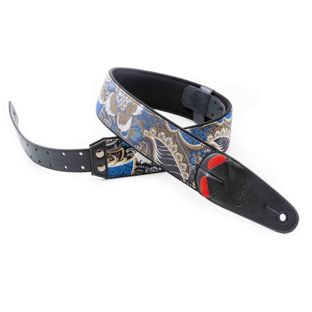 RightOn! HOKKAIDO Black Guitar Strap
